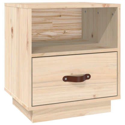 Berkfield Bedside Cabinet 40x34x45 cm Solid Wood Pine