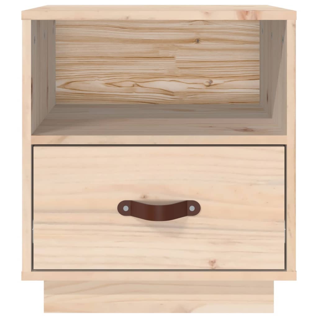 Berkfield Bedside Cabinet 40x34x45 cm Solid Wood Pine