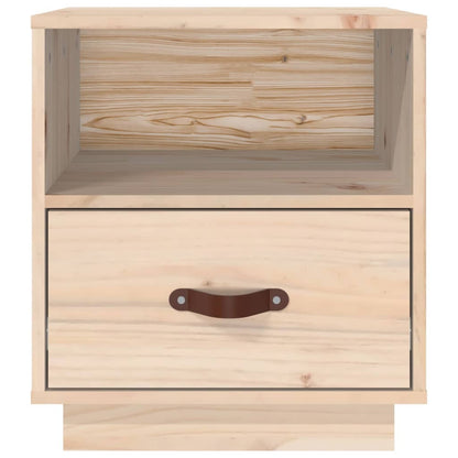 Berkfield Bedside Cabinet 40x34x45 cm Solid Wood Pine
