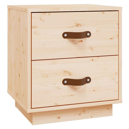 Berkfield Bedside Cabinet 40x34x45 cm Solid Wood Pine