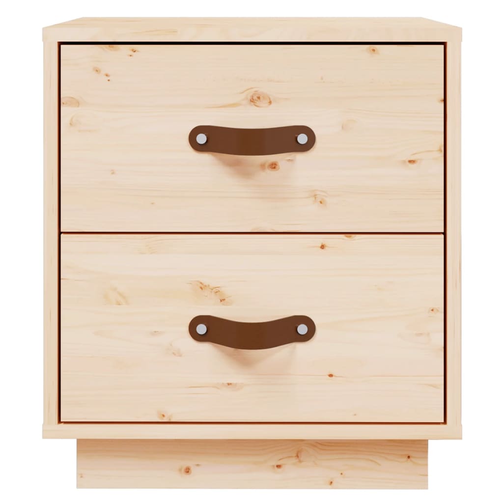 Berkfield Bedside Cabinet 40x34x45 cm Solid Wood Pine