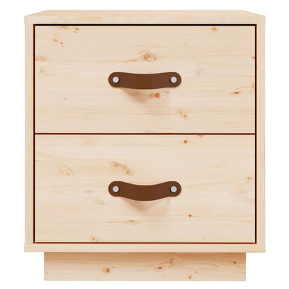 Berkfield Bedside Cabinet 40x34x45 cm Solid Wood Pine
