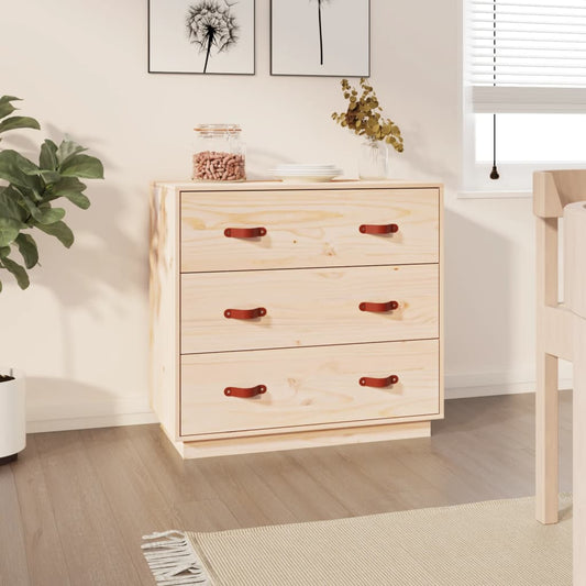 Berkfield Sideboard 80x40x75 cm Solid Wood Pine