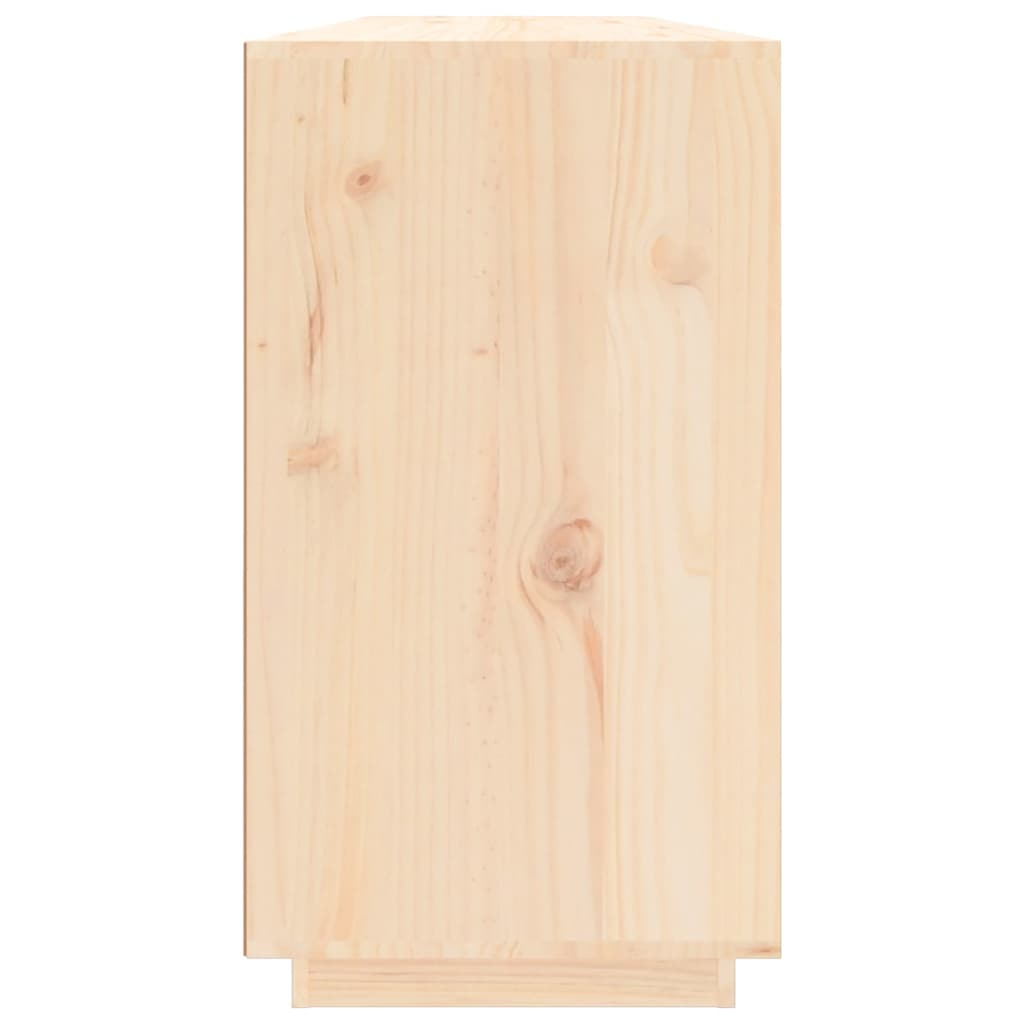 Berkfield Sideboard 100x40x75 cm Solid Wood Pine