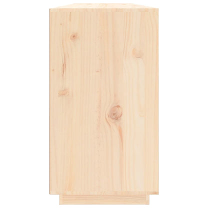 Berkfield Sideboard 100x40x75 cm Solid Wood Pine