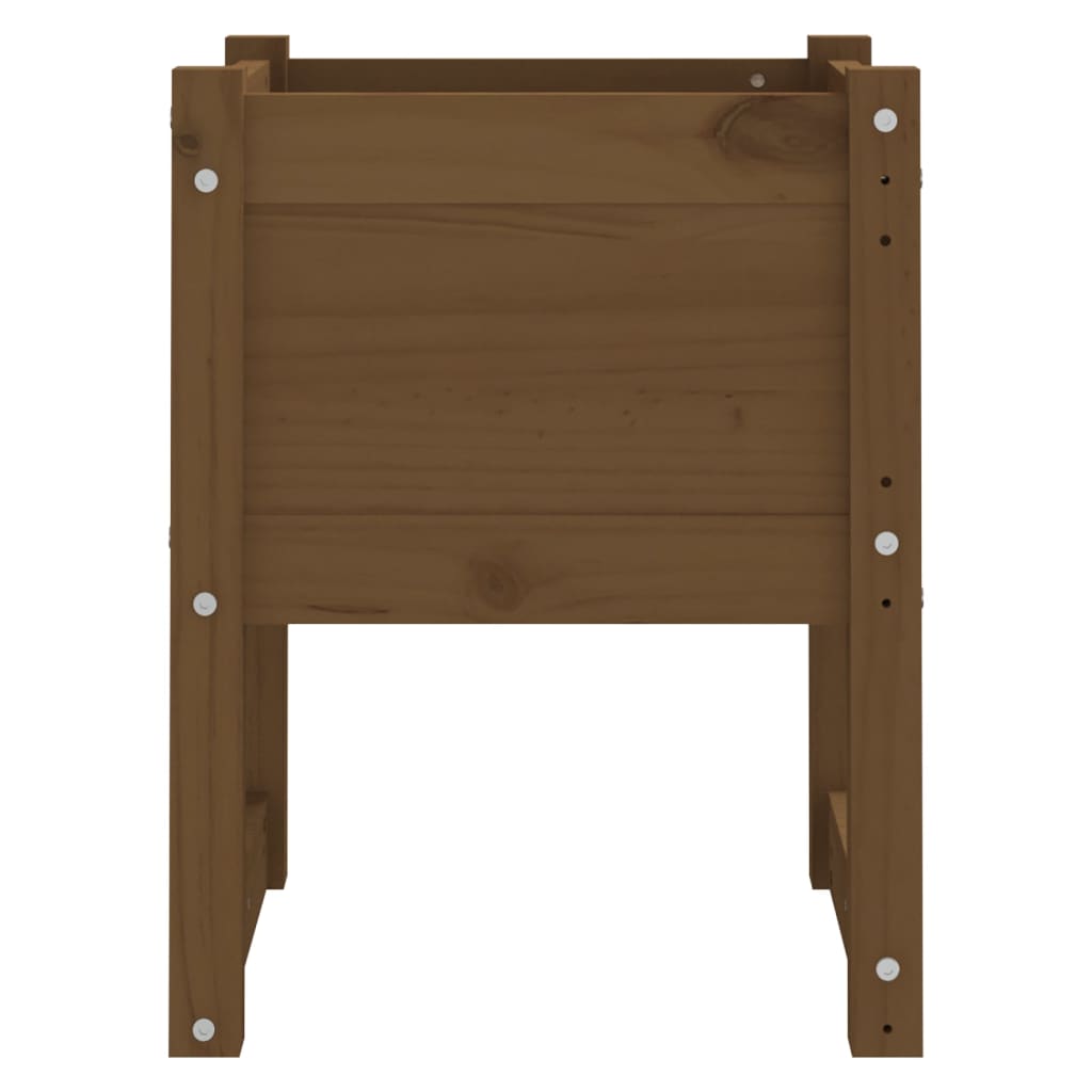 Berkfield Planter Honey Brown 40x40x52.5 cm Solid Wood Pine