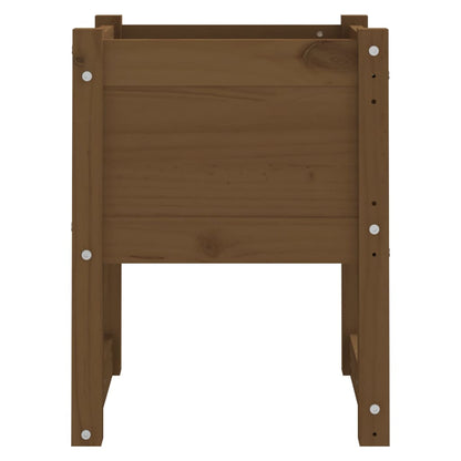 Berkfield Planter Honey Brown 40x40x52.5 cm Solid Wood Pine