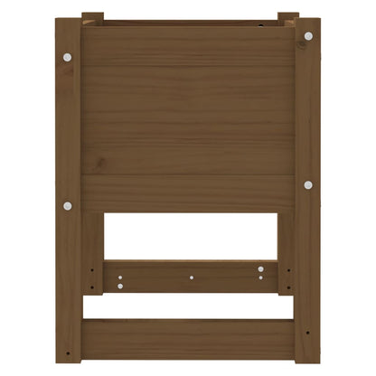 Berkfield Planter Honey Brown 40x40x52.5 cm Solid Wood Pine