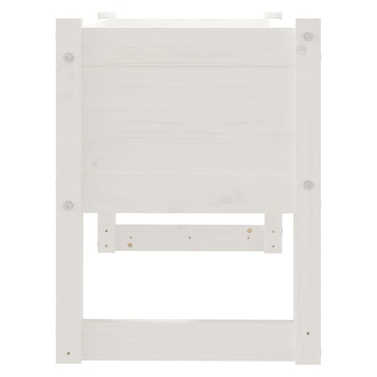 Berkfield Planter White 78x40x52 cm Solid Wood Pine