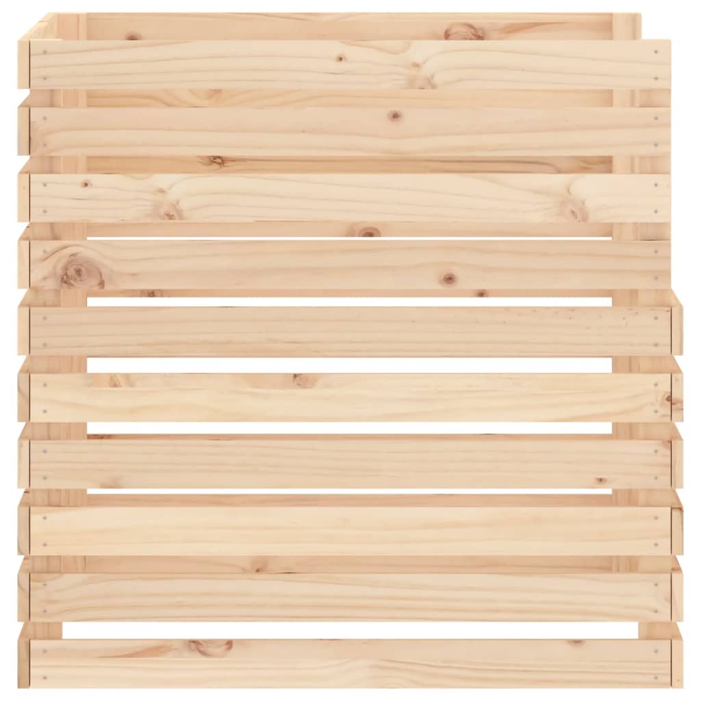 Berkfield Composter 80x80x78 cm Solid Wood Pine