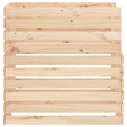 Berkfield Composter 80x80x78 cm Solid Wood Pine