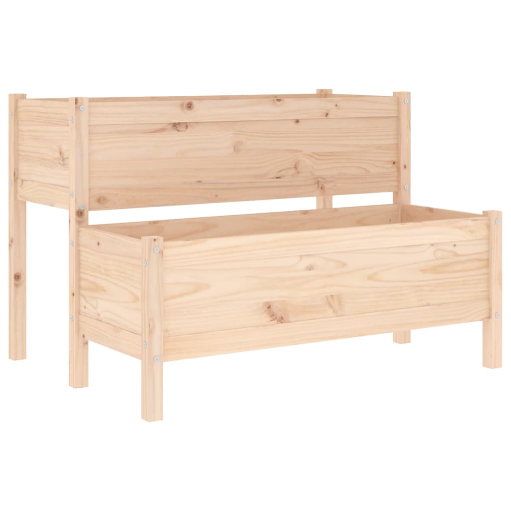 Berkfield Planter 110x84x75 cm Solid Wood Pine