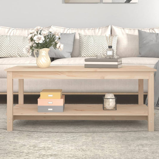 Berkfield Coffee Table 110x55x45 cm Solid Wood Pine