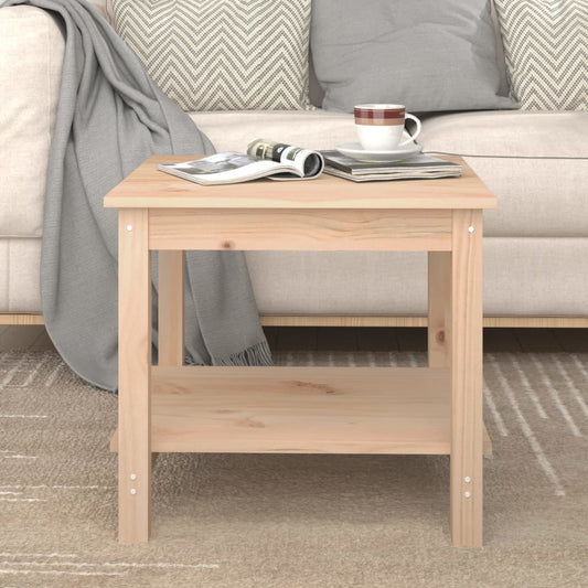 Berkfield Coffee Table 50x50x45 cm Solid Wood Pine