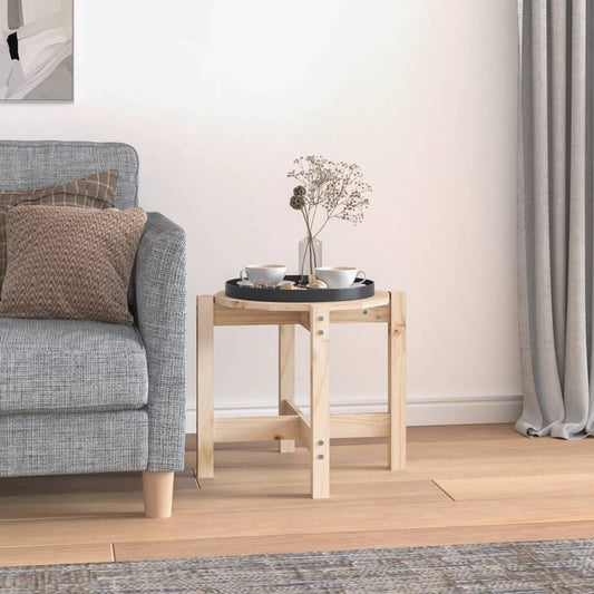 Berkfield Coffee Table �_�”�_ 52.5x45 cm Solid Wood Pine