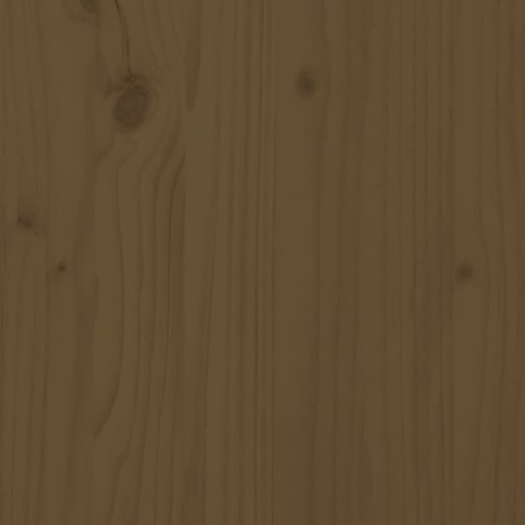 Berkfield Coffee Table Honey Brown �_�”�_ 52.5x45 cm Solid Wood Pine