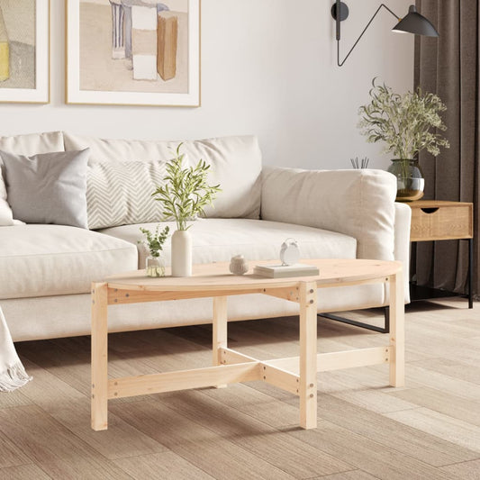 Berkfield Coffee Table 118x63x45 cm Solid Wood Pine