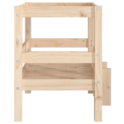 Berkfield Dog Bed 55.5x53.5x60 cm Solid Wood Pine