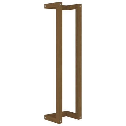 Berkfield Towel Rack Honey Brown 23x18x90 cm Solid Wood Pine