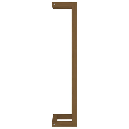 Berkfield Towel Rack Honey Brown 23x18x90 cm Solid Wood Pine