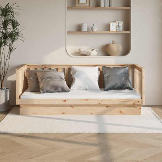Berkfield Day Bed 90x200 cm Solid Wood Pine