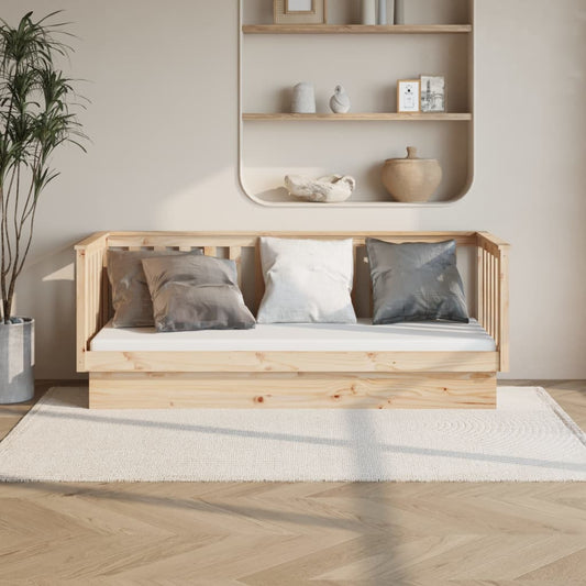 Berkfield Day Bed 90x190 cm Solid Wood Pine