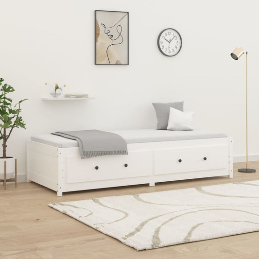 Berkfield Day Bed White 80x200 cm Solid Wood Pine