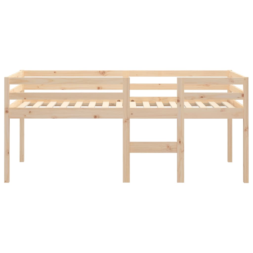 Berkfield High Sleeper Bed 80x200 cm Solid Wood Pine