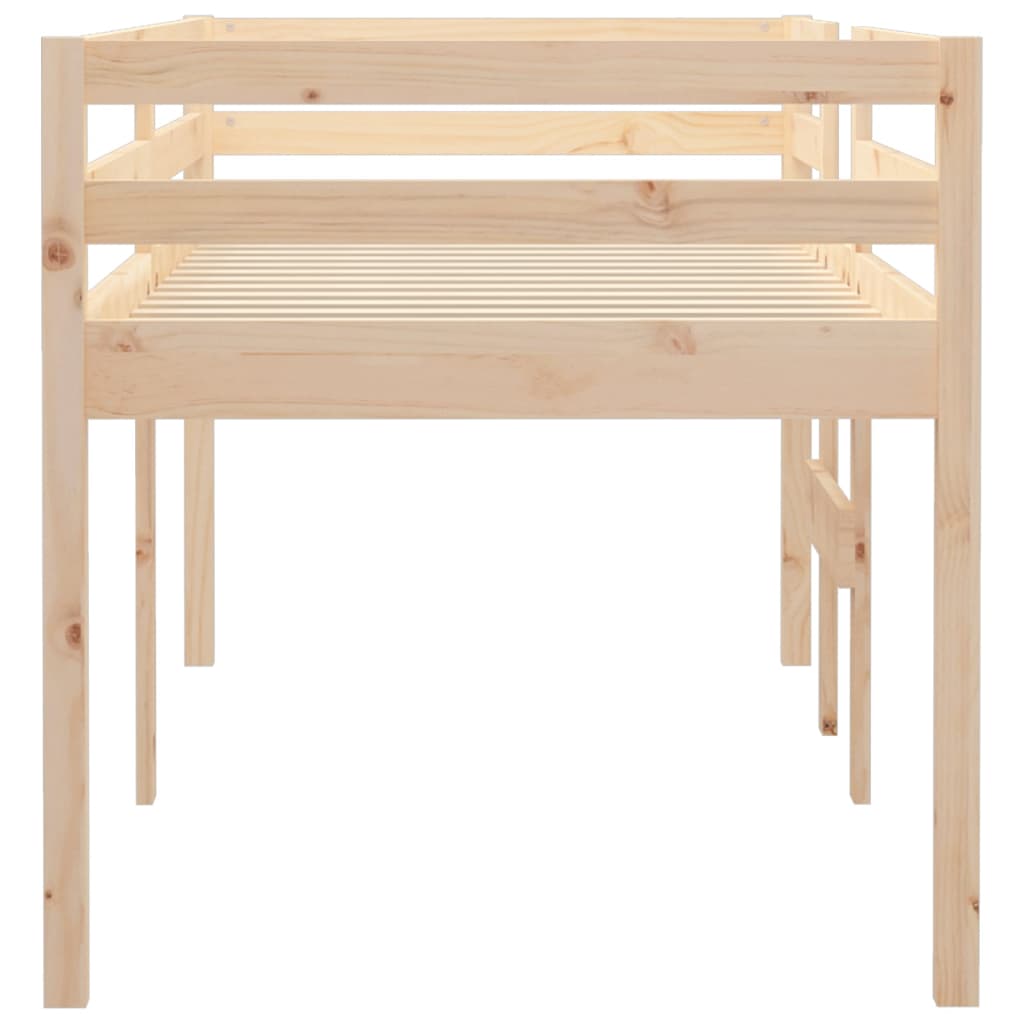 Berkfield High Sleeper Bed 80x200 cm Solid Wood Pine