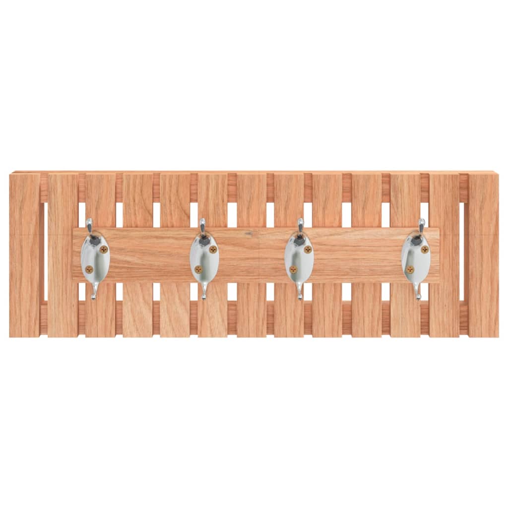 Berkfield Wall Hanger 42x8.5x14 cm Solid Wood Walnut