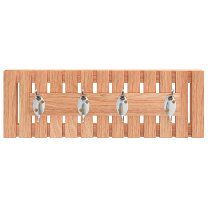 Berkfield Wall Hanger 42x8.5x14 cm Solid Wood Walnut