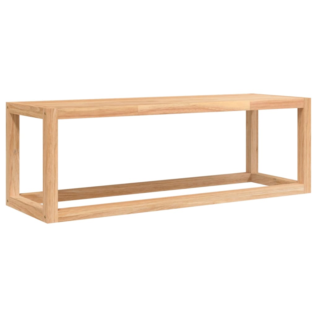 Berkfield Towel Rack 60x20x20 cm Solid Wood Walnut