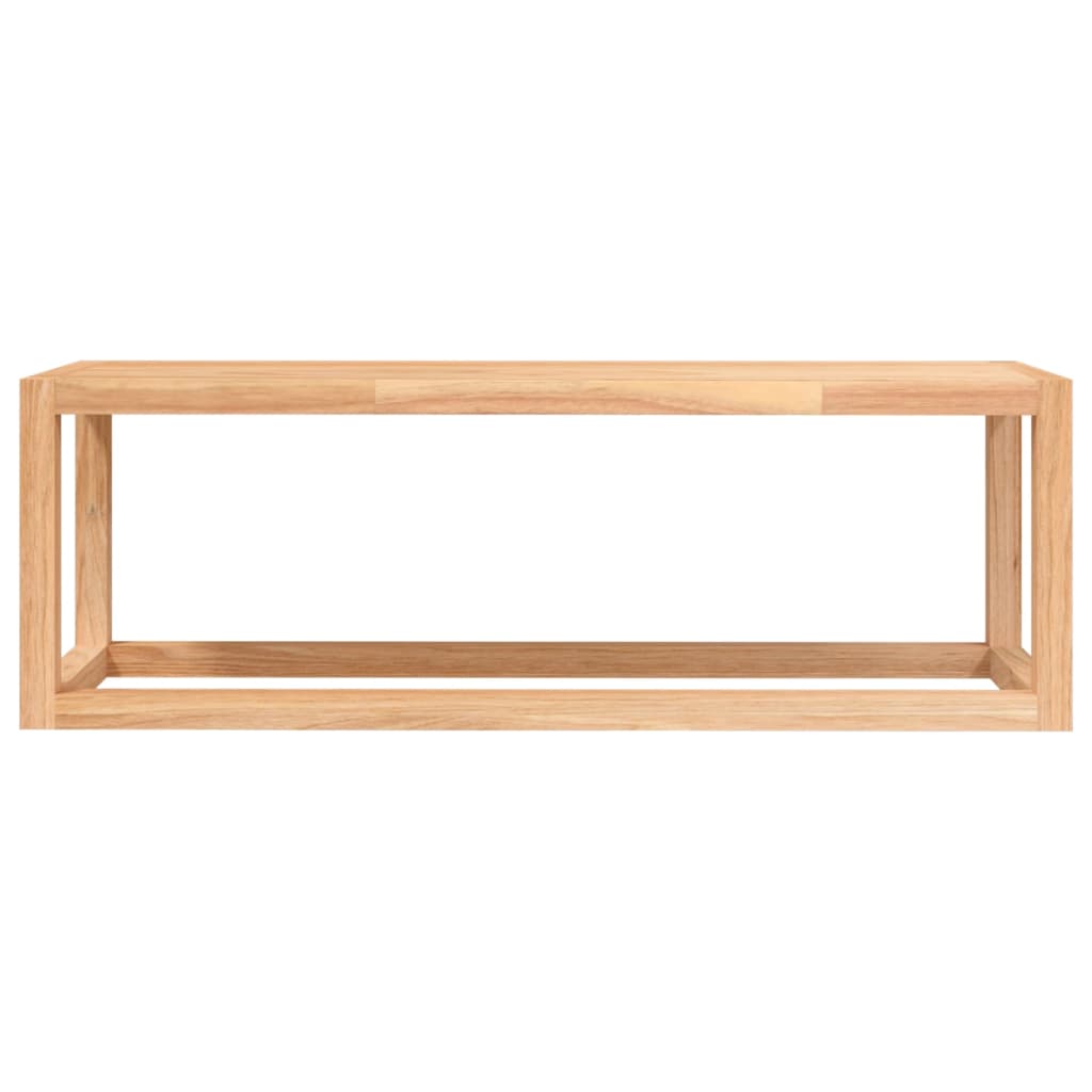 Berkfield Towel Rack 60x20x20 cm Solid Wood Walnut