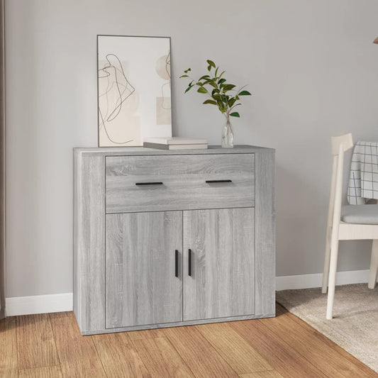 Berkfield Sideboard Grey Sonoma 80x33x70 cm Engineered Wood