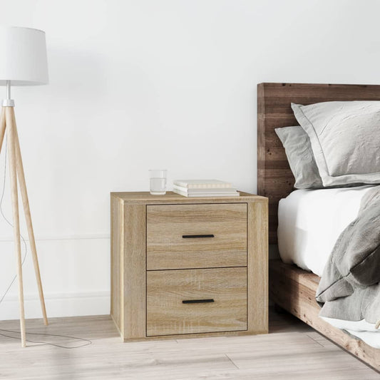Berkfield Bedside Cabinet Sonoma Oak 50x39x47 cm