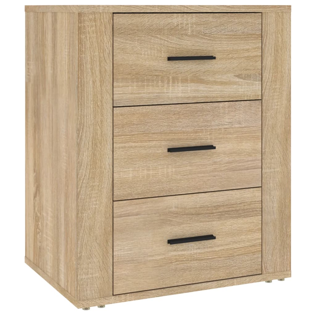 Berkfield Bedside Cabinet Sonoma Oak 50x36x60 cm Engineered Wood