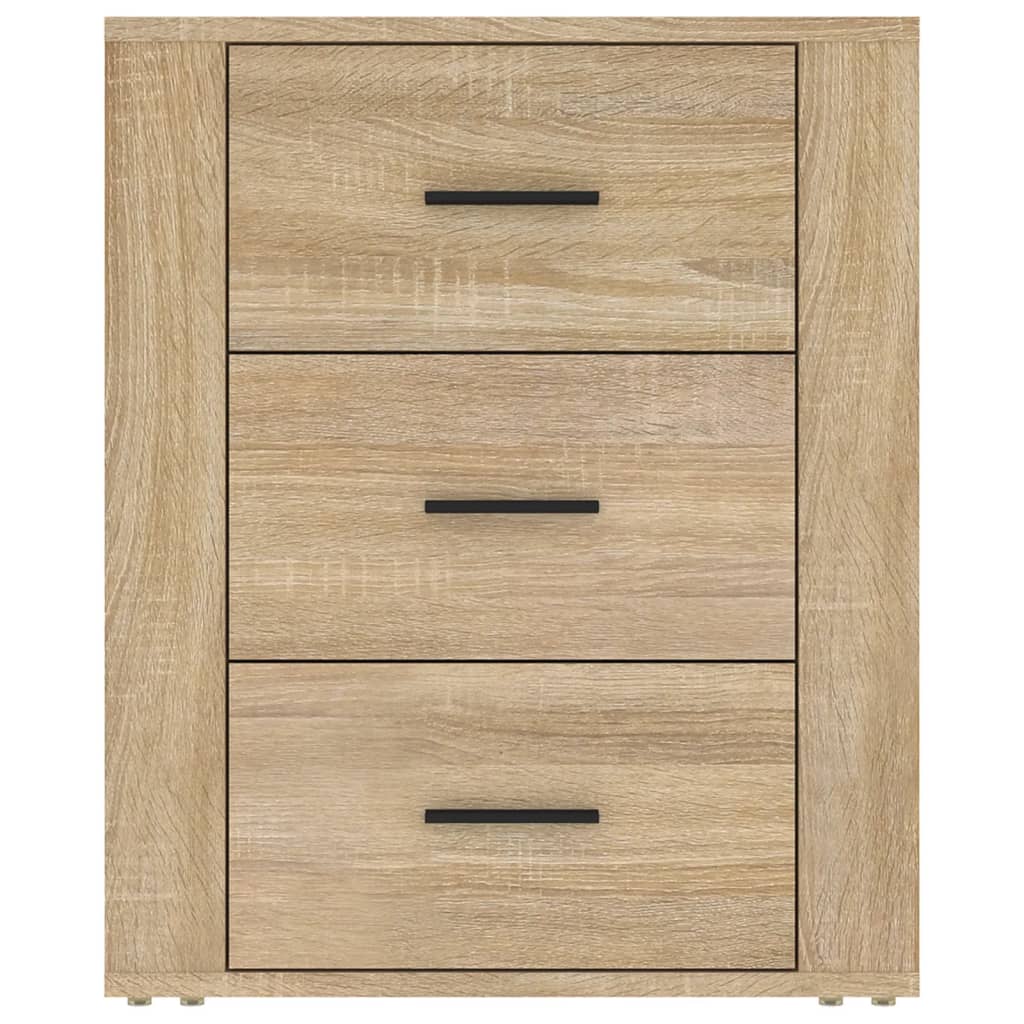 Berkfield Bedside Cabinet Sonoma Oak 50x36x60 cm Engineered Wood