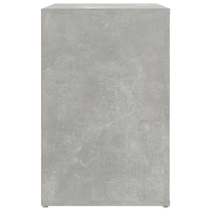 Berkfield Shoe Cabinet Concrete Grey 130x35x54 cm Engineered Wood