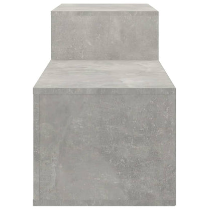Berkfield Shoe Cabinet Concrete Grey 150x35x45 cm Engineered Wood