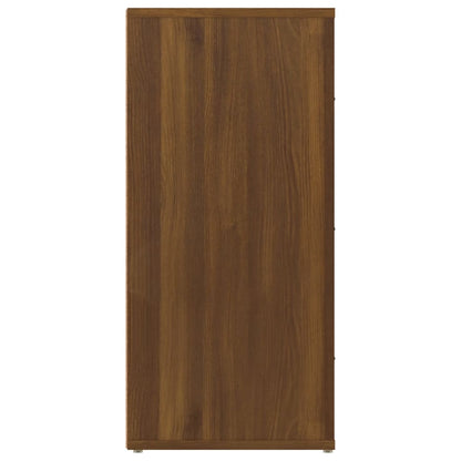 Berkfield Sideboard Brown Oak 40x33x70 cm Engineered Wood