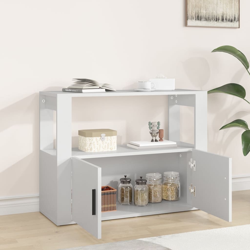Berkfield Sideboard White 80x30x60 cm Engineered Wood
