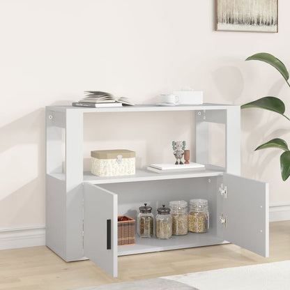 Berkfield Sideboard White 80x30x60 cm Engineered Wood