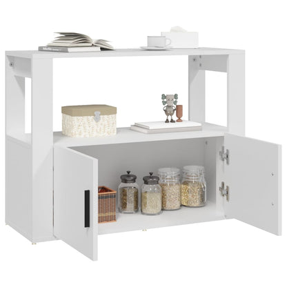Berkfield Sideboard White 80x30x60 cm Engineered Wood