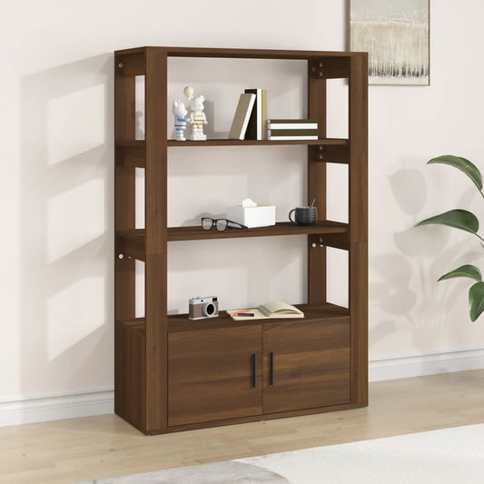 Berkfield Sideboard Brown Oak 80x30x119.5 cm Engineered Wood