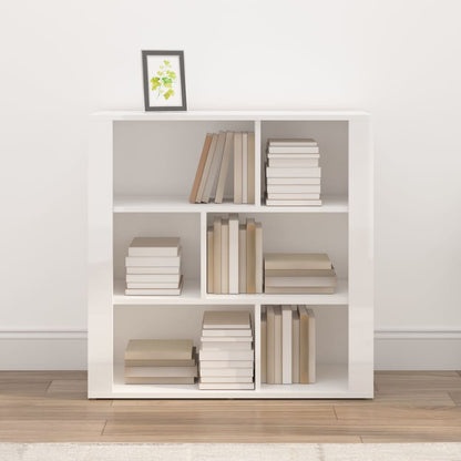 Berkfield Sideboard High Gloss White 80x30x80 cm Engineered Wood