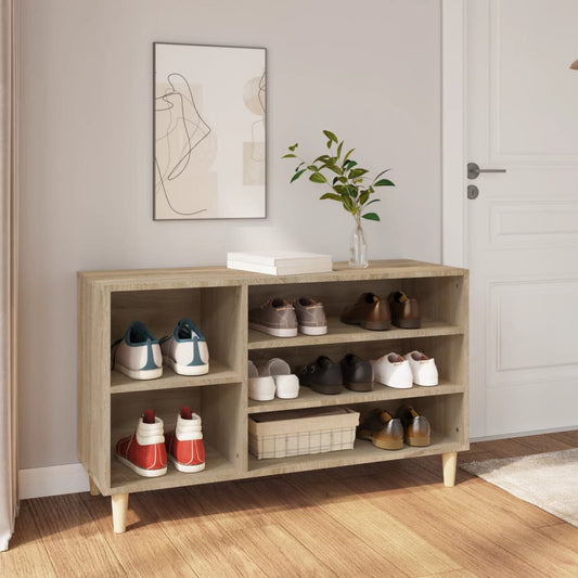 Berkfield Shoe Cabinet Sonoma Oak 102x36x60 cm Engineered Wood