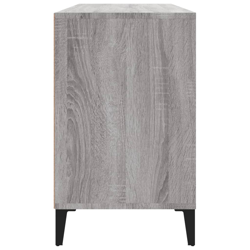 Berkfield Shoe Cabinet Grey Sonoma 102x36x60 cm Engineered Wood