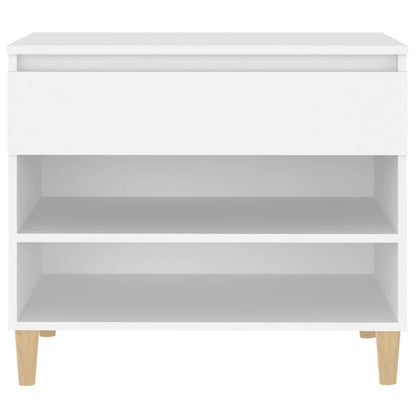 Berkfield Shoe Cabinet White 70x36x60 cm Engineered Wood