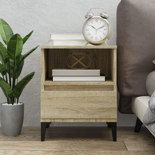 Berkfield Bedside Cabinet Sonoma Oak 40x35x50 cm