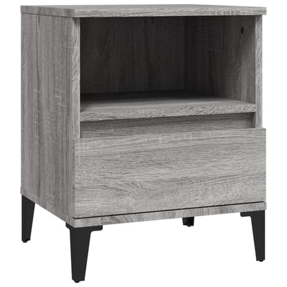 Berkfield Bedside Cabinet Grey Sonoma 40x35x50 cm